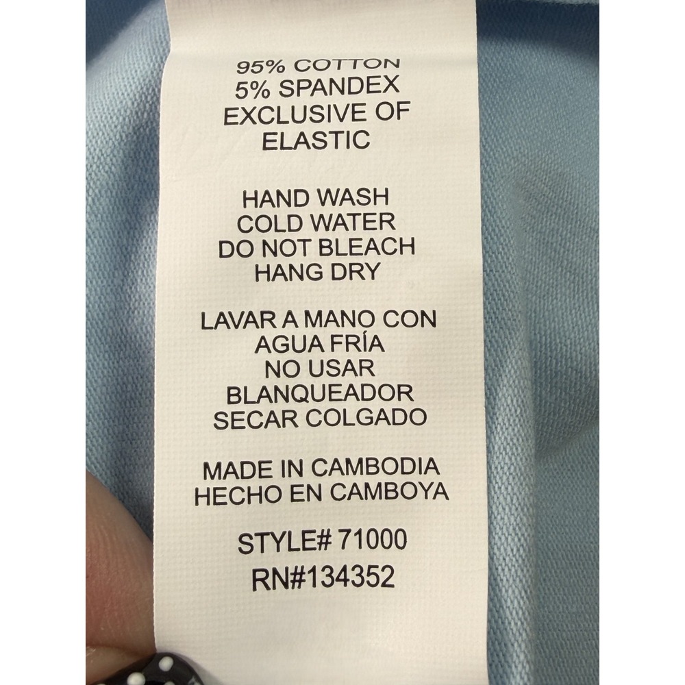 Ambiance Womens Sky Blue Small Cami Tank Top Built In Shelf Bra Adjustable Strap - Picture 5 of 6